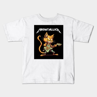 Meowtallica 6 Kids T-Shirt